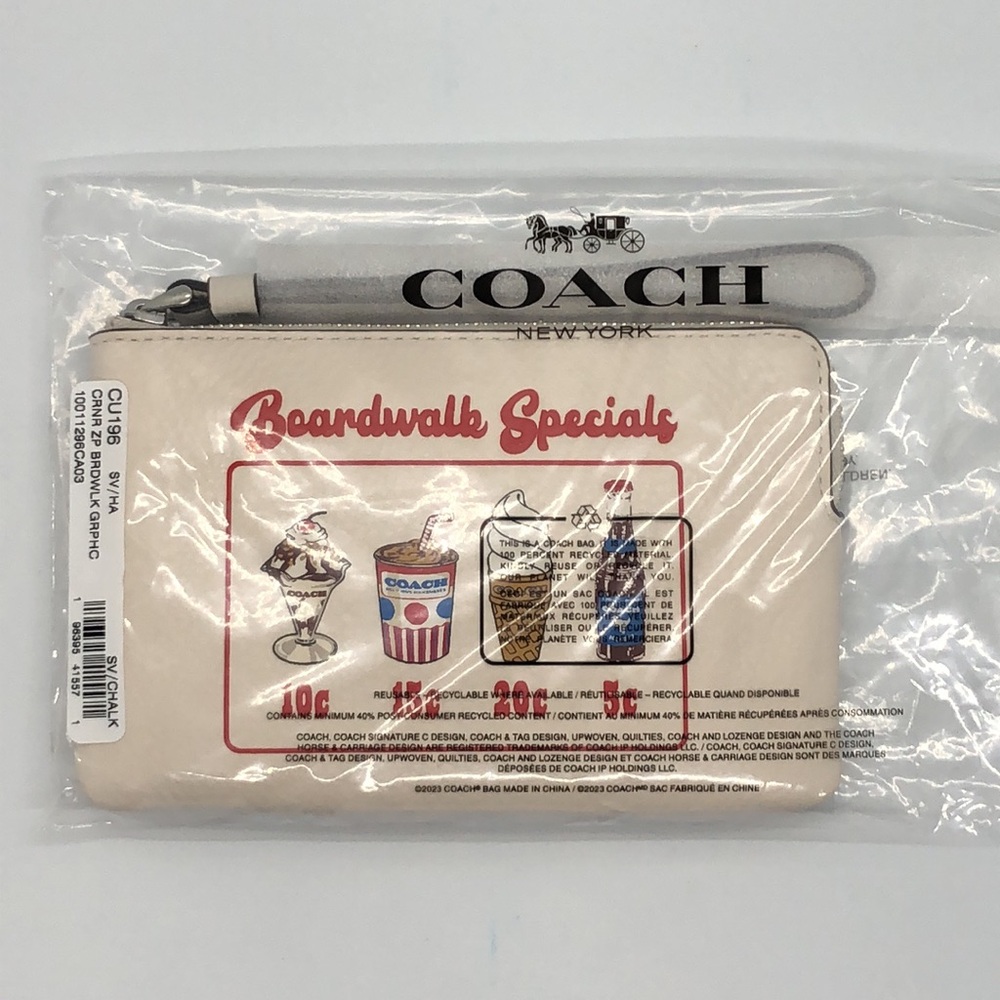 Coach Wristlet “Boardwalk Specials”, NWT - Picture 9 of 12